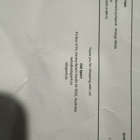 NEVER WORN OLD SPORT JUMPSUIT MEDIUM WITH TAGS - Picture 2 of 7